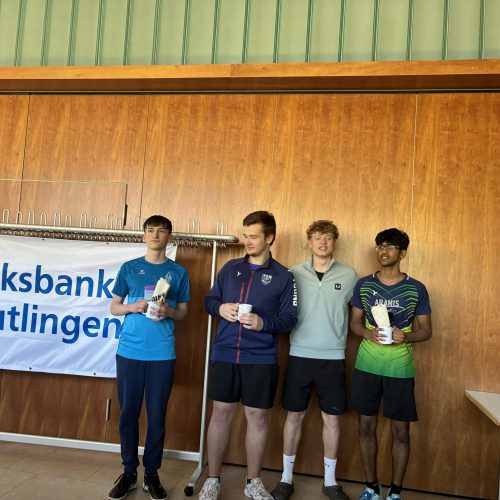 Philipp der eigentlich U17 ist, hat in U19 den zweiten Platz belegt